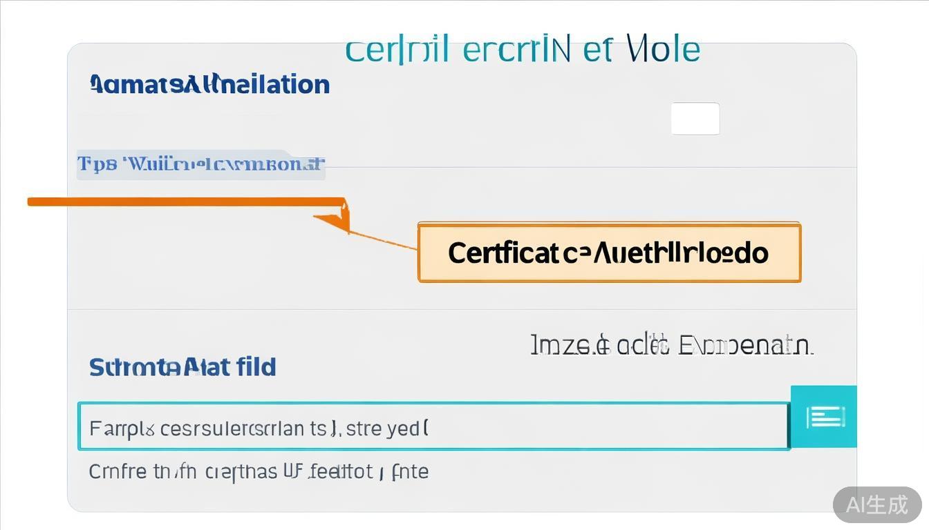配置VPN客户端：在VPN客户端软件中选择“证书验